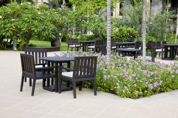 Courtyard Landscaping in Midland