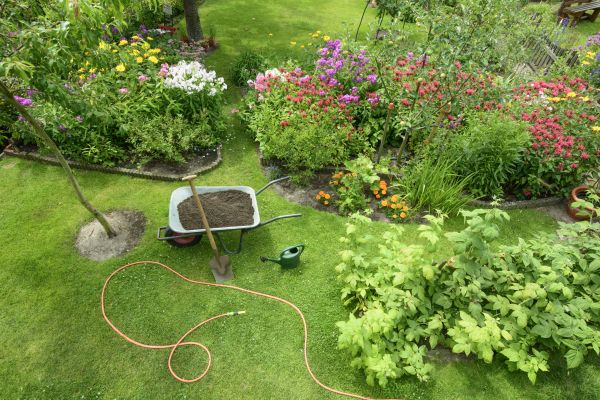 Flower Bed Construction in Midland