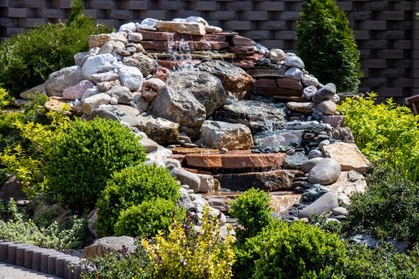 River Rock Landscaping in Midland