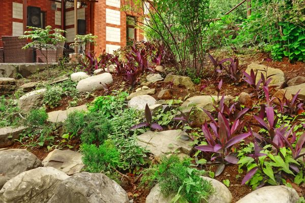 Rock Garden Landscaping in Midland